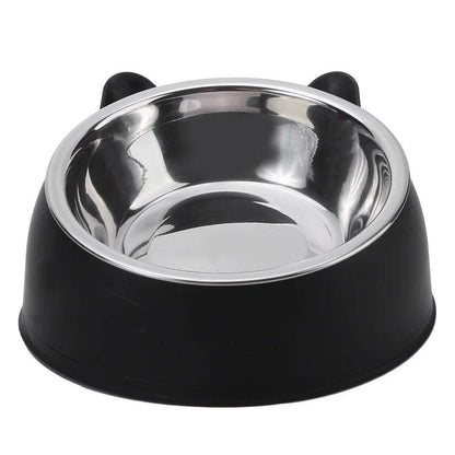 Bol pour chien et chat de 100ML, surélevé à 15 degrés, Base antidérapante pour chiot, nourriture pour chat, distributeur d'eau potable, protection inclinable du cou, accessoires pour animaux de compagnie - Animaleriex