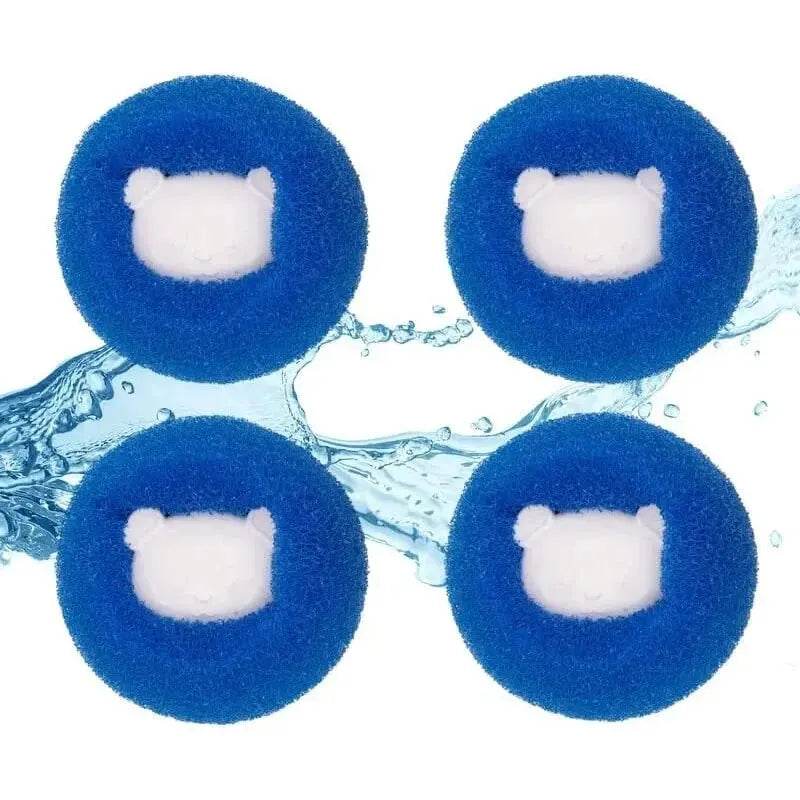 Boule réutilisable pour épilateur de poils d'animaux, Machine à laver, filtre, autocollant en laine, épilateur de poils de chat, attrape-peluches pour la maison - Animaleriex