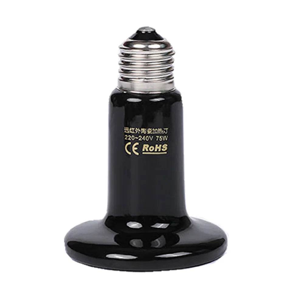 Lampe chauffante en céramique pour animaux de compagnie, à infrarouge lointain, 25W, 50W, 75W, 100W, 150W, 200W, 110V, 220V, pour reptiles, tortues, couveuse, émetteur de chaleur - Animaleriex