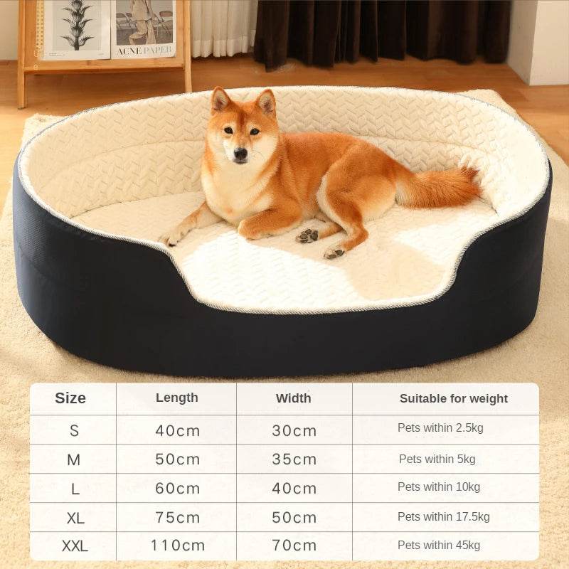 Lit pour chien chat chenil pour chien moyen canapé-lit coussin pour animal de compagnie apaisant lit pour chien maison fournitures pour animaux de compagnie accessoires quatre saisons universel - Animaleriex