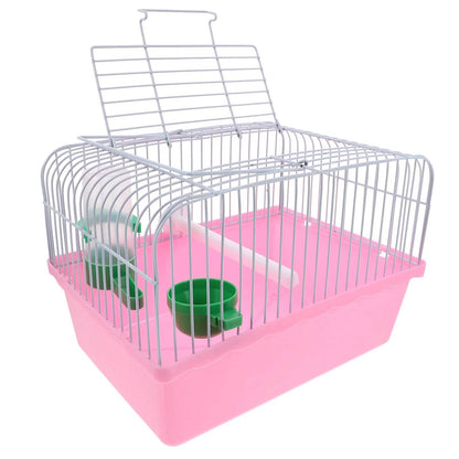 Porte-oiseaux spacieux pour voyage, Cage de voyage Portable pour oiseaux avec perche, boîte de nourriture, abreuvoir, sortie pour perroquet, Cage de transport légère - Animaleriex