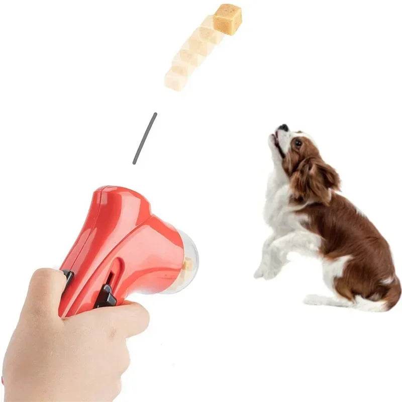 Jouets d'entraînement interactifs pour chiens, lance-friandises pour animaux de compagnie, catapulte, jouets de plage d'extérieur, lanceur de friandises pour chiens et chats, distributeur de friandises - Animaleriex