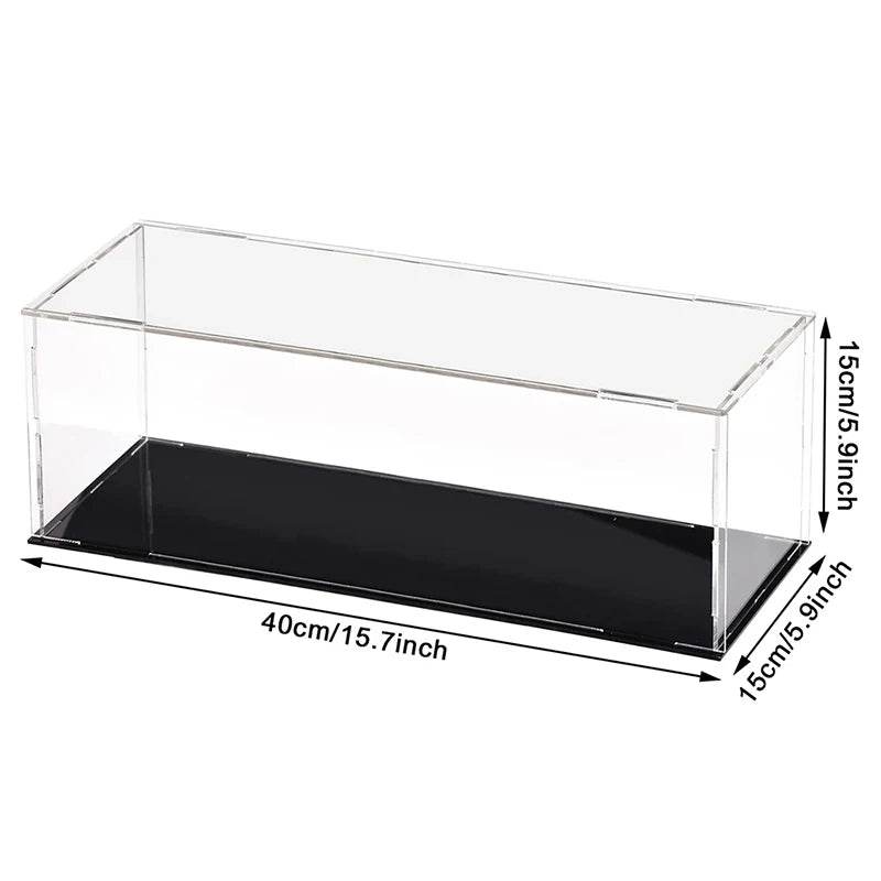Présentoir en acrylique transparent, anti-poussière, jouet, voiture, camions, fourgonnettes, boîte de modèle, Collection, rangement, comptoir, boîte d'exposition - Animaleriex