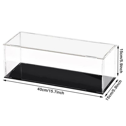Présentoir en acrylique transparent, anti-poussière, jouet, voiture, camions, fourgonnettes, boîte de modèle, Collection, rangement, comptoir, boîte d'exposition - Animaleriex