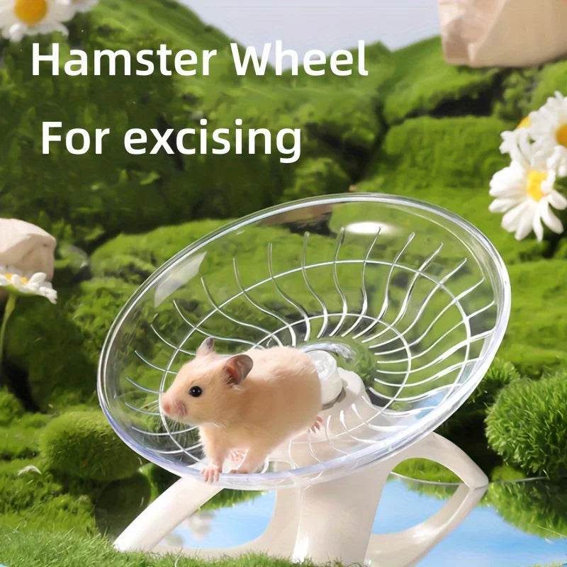 Roue d'entraînement silencieuse pour petits animaux, Hamster, souris, hérisson, perroquet, choix idéal pour les petits animaux, choix silencieux et sûr - Animaleriex