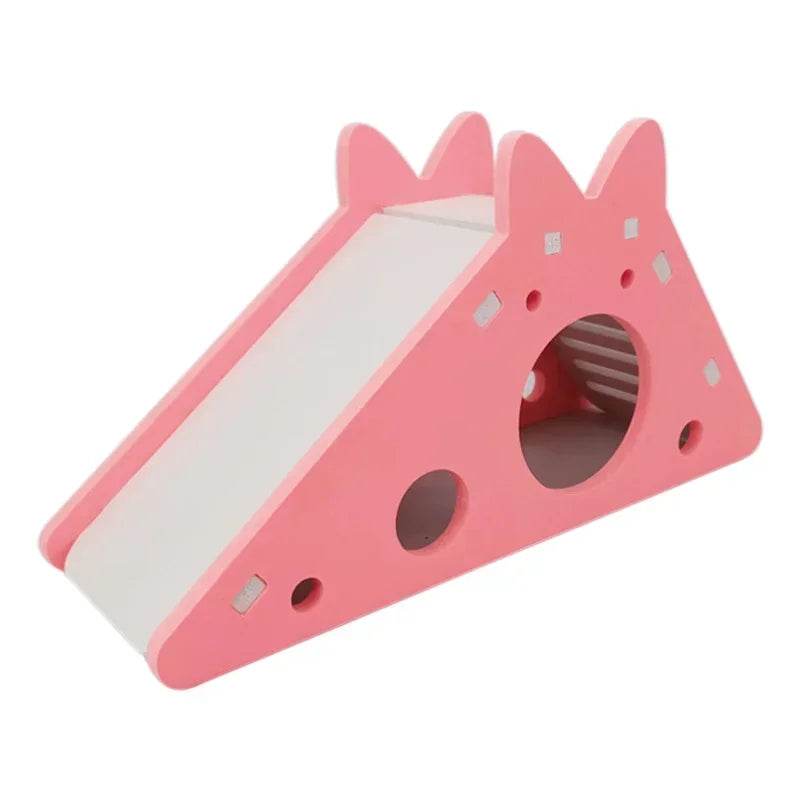 Jouet coulissant amusant pour Hamster, cochon d'inde, jouets coulissants assemblés, Chinchillas, Cage de maison pour Hamster, accessoires respirants pour Hamster - Animaleriex