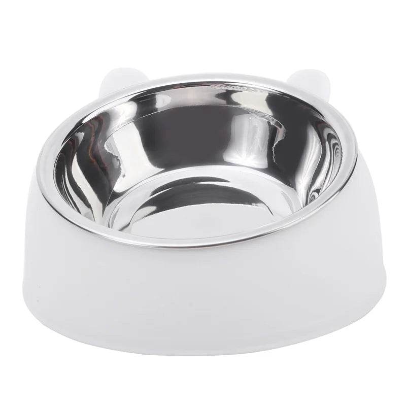 Bol pour chien et chat de 100ML, surélevé à 15 degrés, Base antidérapante pour chiot, nourriture pour chat, distributeur d'eau potable, protection inclinable du cou, accessoires pour animaux de compagnie - Animaleriex