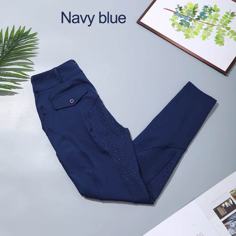 Pantalon d'équitation pour femmes, culotte à siège complet, collant d'école équestre, tenue de ville, équipement de chevalier, vêtements - Animaleriex