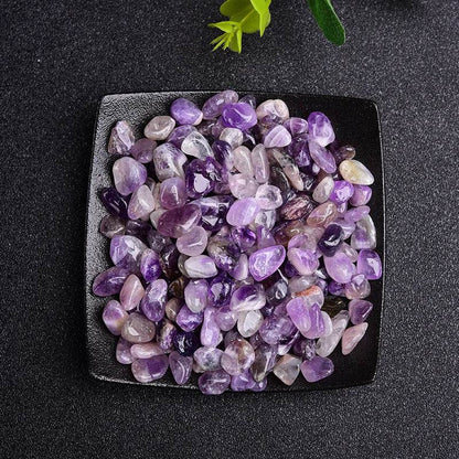 Pierres naturelles, cristaux de gravier, puces de Quartz, minéraux, guérison Reiki, Agates tombées, spécimen de pierres précieuses, décoration d'aquarium à domicile, 50/100g - Animaleriex