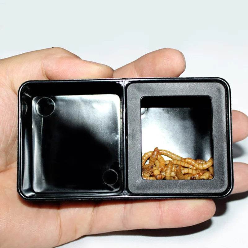 Bol d'alimentation en plastique pour reptiles, Double grille Anti-fuite, bassin d'alimentation en eau, araignée, lézard, insectes, tortue, fournitures d'élevage - Animaleriex