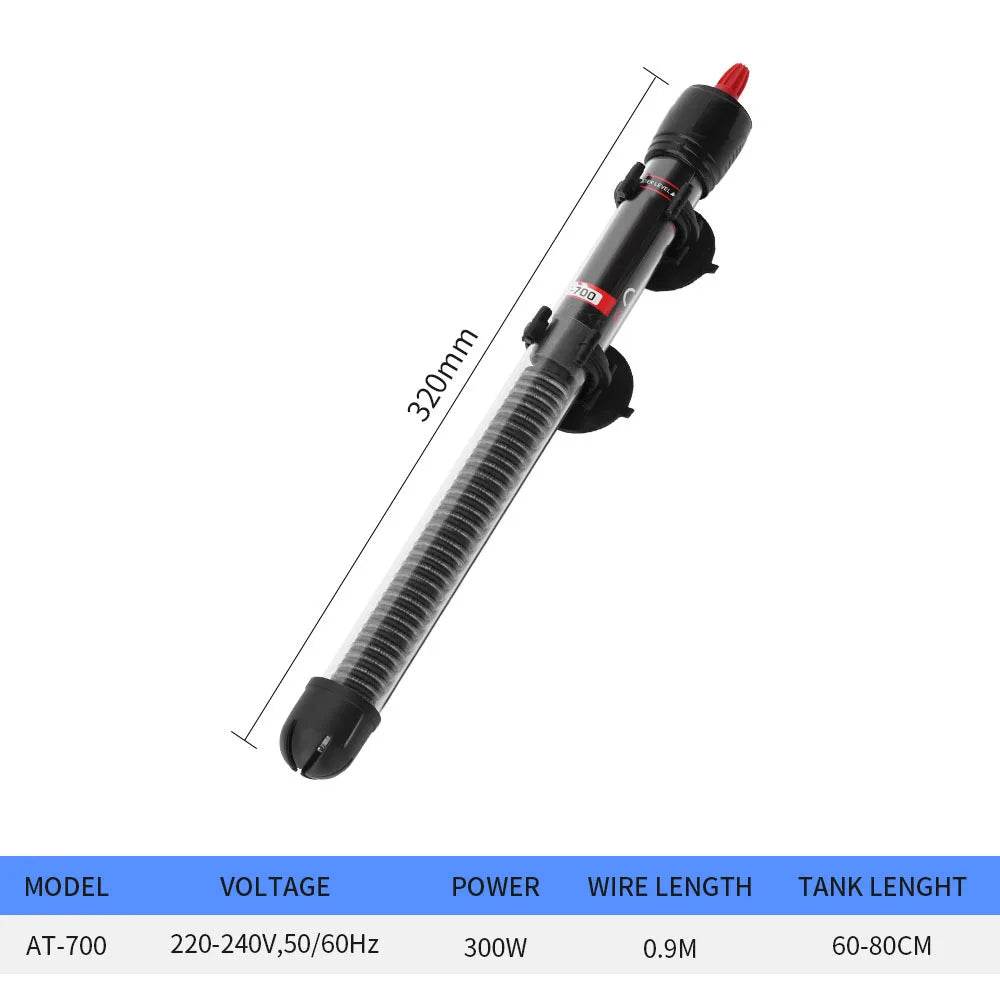 25W/50W/100W/200W/300W Aquarium Submersible réservoir de poisson chauffe-eau réglable température constante tige chauffante prise ue/US - Animaleriex