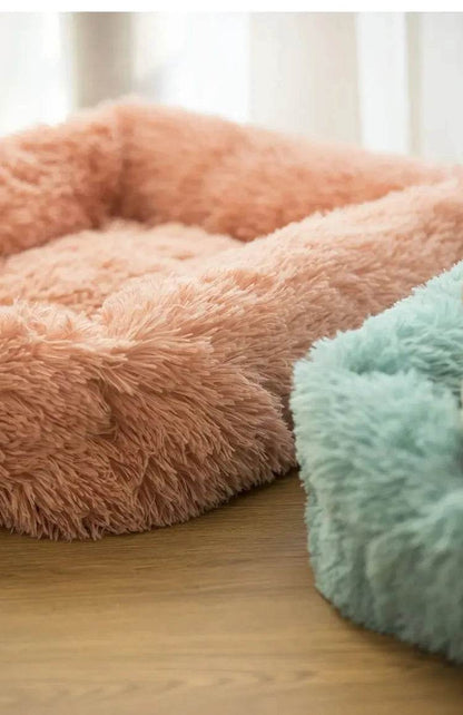 Lit rectangulaire en peluche pour chien, tapis chaud d'hiver, petit, moyen et grand animal de compagnie, lit pour chien, chenil, chiot, coussin pour chat, accessoires de canapé - Animaleriex