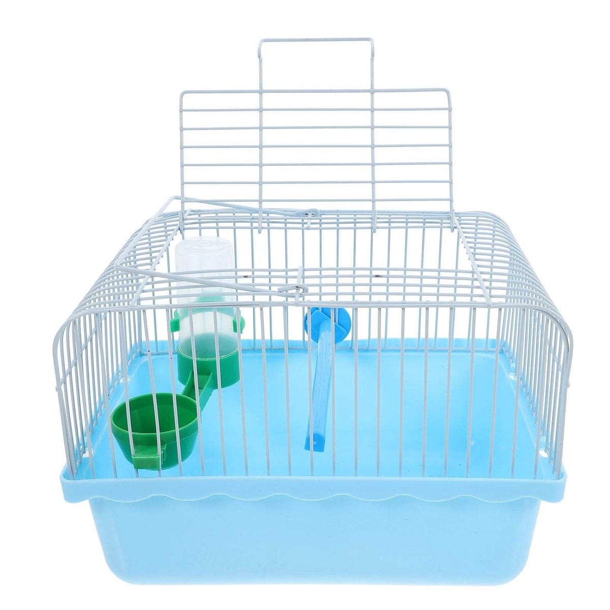 Porte-oiseaux spacieux pour voyage, Cage de voyage Portable pour oiseaux avec perche, boîte de nourriture, abreuvoir, sortie pour perroquet, Cage de transport légère - Animaleriex