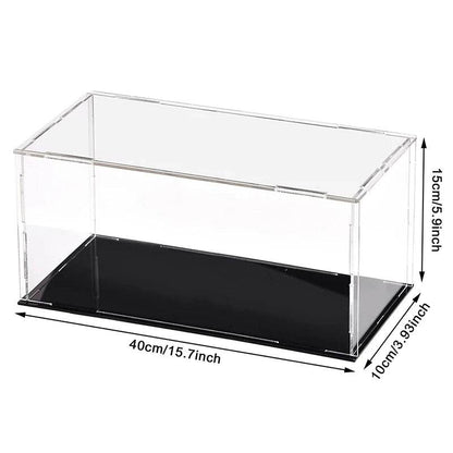 Présentoir en acrylique transparent, anti-poussière, jouet, voiture, camions, fourgonnettes, boîte de modèle, Collection, rangement, comptoir, boîte d'exposition - Animaleriex
