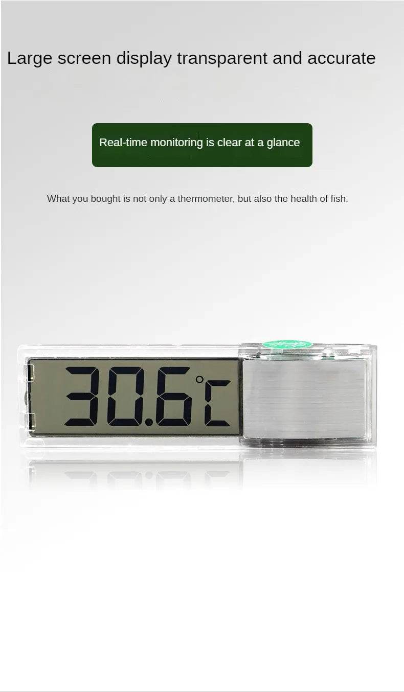 Thermomètre électronique LCD numérique pour Aquarium, mesure de la température du réservoir de poisson, accessoires d'aquarium - Animaleriex