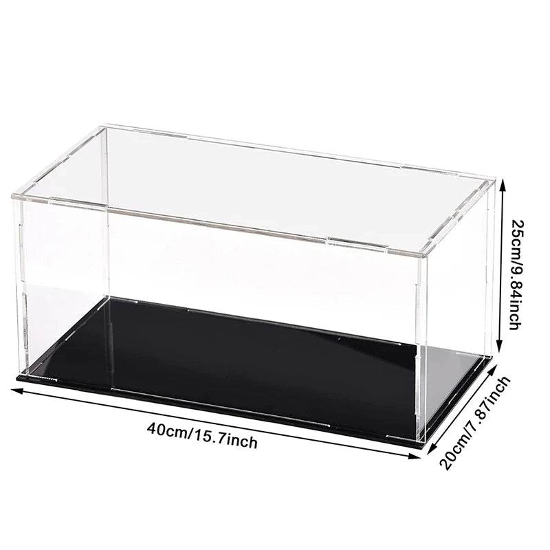 Présentoir en acrylique transparent, anti-poussière, jouet, voiture, camions, fourgonnettes, boîte de modèle, Collection, rangement, comptoir, boîte d'exposition - Animaleriex