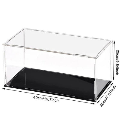 Présentoir en acrylique transparent, anti-poussière, jouet, voiture, camions, fourgonnettes, boîte de modèle, Collection, rangement, comptoir, boîte d'exposition - Animaleriex