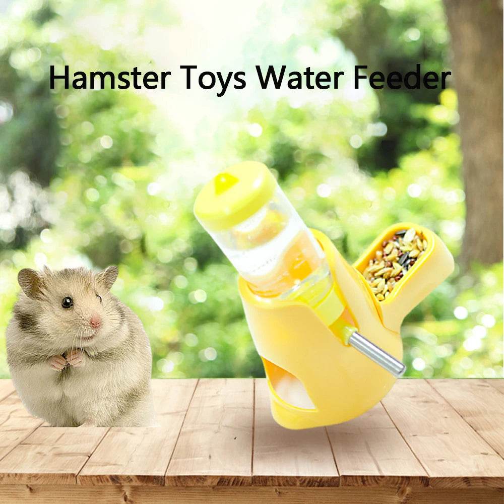Distributeur d'eau pour Hamster, distributeur automatique pour petits animaux, bouteille d'eau potable, bols, plat avec récipient de nourriture pour cochon d'inde, Rat - Animaleriex