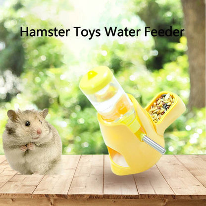Distributeur d'eau pour Hamster, distributeur automatique pour petits animaux, bouteille d'eau potable, bols, plat avec récipient de nourriture pour cochon d'inde, Rat - Animaleriex