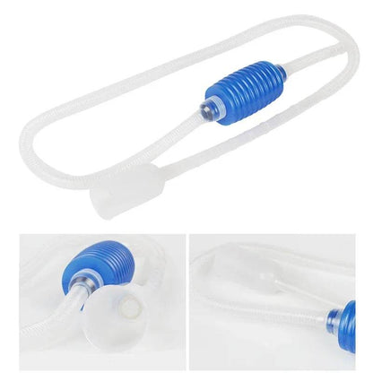 Siphon d'aquarium, pompe d'aspirateur, accessoires Acuario, changeur d'eau semi-automatique, filtre à eau de gravier - Animaleriex