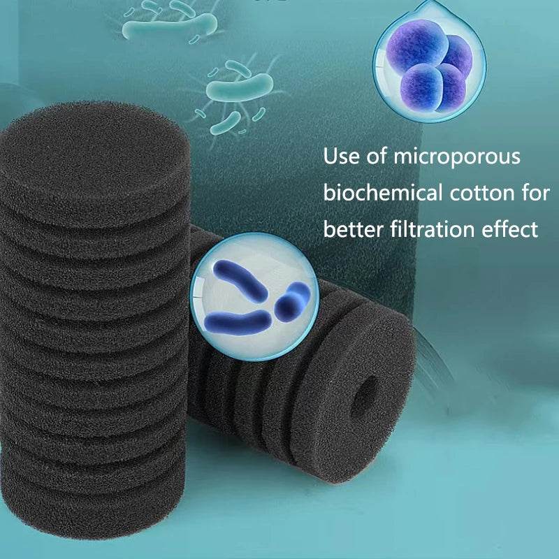 Filtre d'aquarium noir pour Aquarium réservoir de poissons pompe à Air écumeur filtre éponge biochimique Aquarium Bio filtres Filtro Aquario - Animaleriex