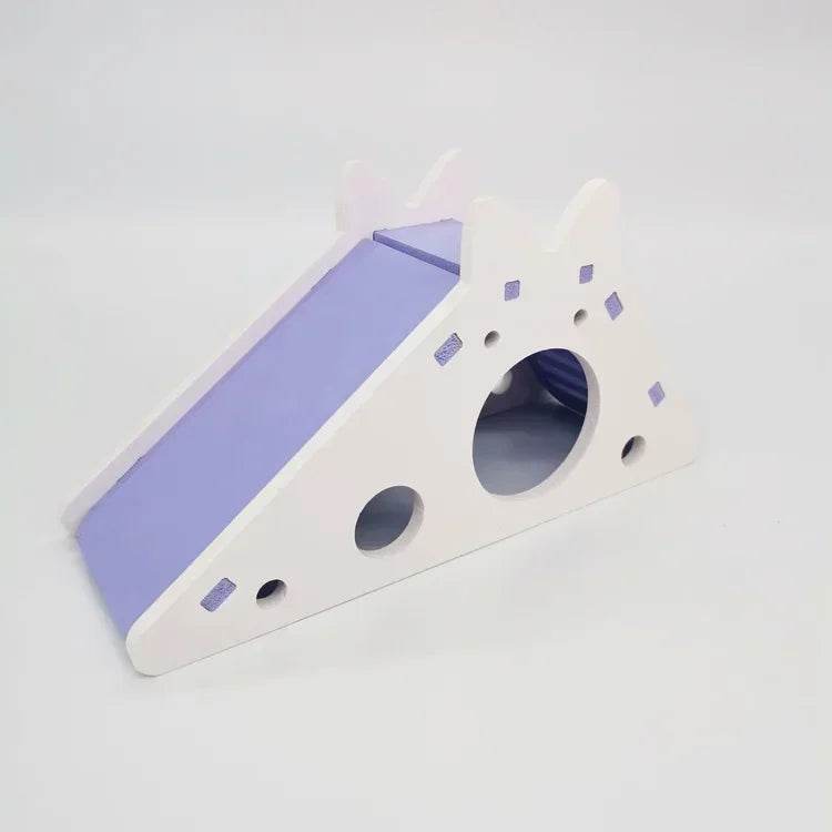 Jouet coulissant amusant pour Hamster, cochon d'inde, jouets coulissants assemblés, Chinchillas, Cage de maison pour Hamster, accessoires respirants pour Hamster - Animaleriex