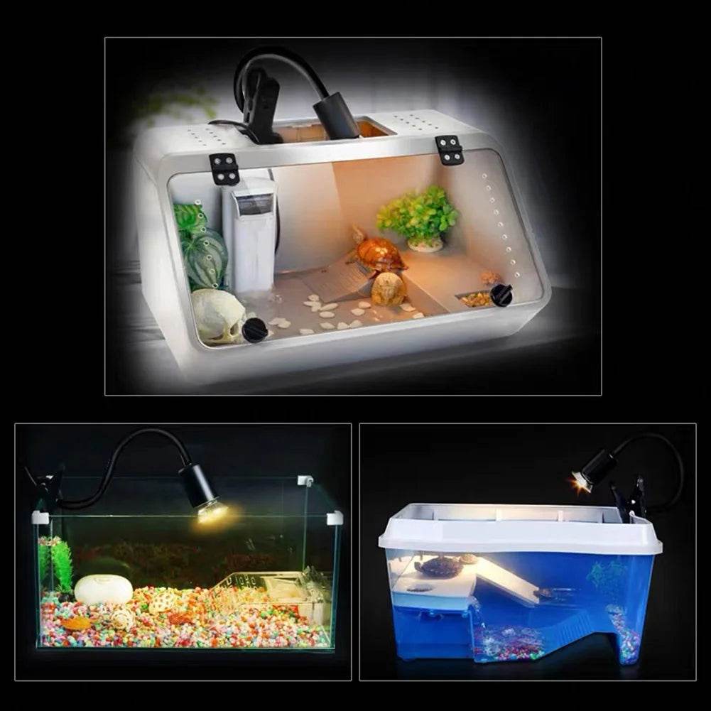 1-10 pièces 25/50/75W UVA + UVB lampe Reptile ampoule tortue se prélasser UV ampoules lumière chauffante spectre complet lampe solaire pour amphibiens - Animaleriex