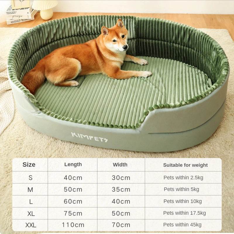 Lit pour chien chat chenil pour chien moyen canapé-lit coussin pour animal de compagnie apaisant lit pour chien maison fournitures pour animaux de compagnie accessoires quatre saisons universel - Animaleriex