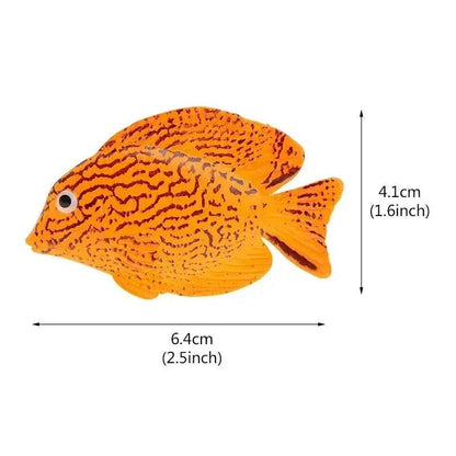Aquarium artificiel lumineux, poisson-lion, paysage en Silicone, faux poisson flottant, lueur dans la nuit, ornement, décoration de la maison - Animaleriex