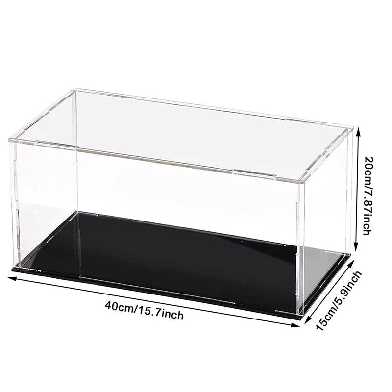 Présentoir en acrylique transparent, anti-poussière, jouet, voiture, camions, fourgonnettes, boîte de modèle, Collection, rangement, comptoir, boîte d'exposition - Animaleriex