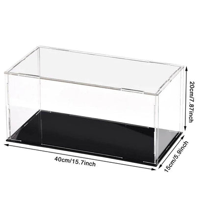 Présentoir en acrylique transparent, anti-poussière, jouet, voiture, camions, fourgonnettes, boîte de modèle, Collection, rangement, comptoir, boîte d'exposition - Animaleriex