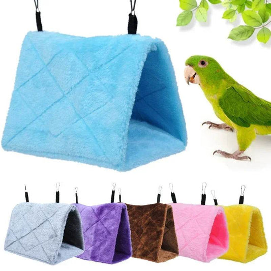 Cages à perroquets pour oiseaux de compagnie, hamac chaud pour oiseaux, tente suspendue, lit pour oiseaux endormis, accessoires de décoration, maison pour oiseaux, nid d'oiseau - Animaleriex