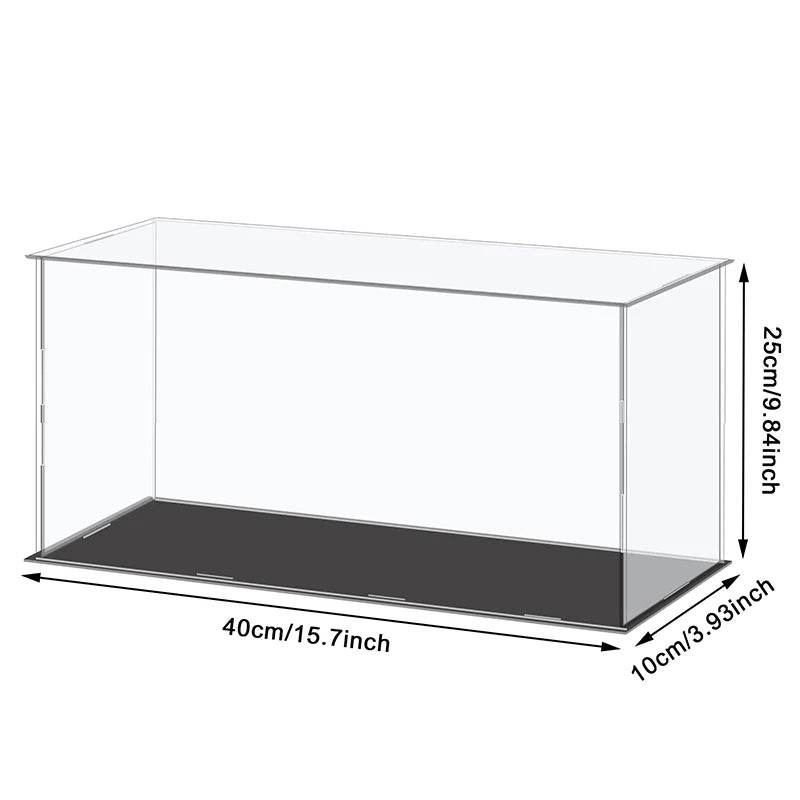 Présentoir en acrylique transparent, anti-poussière, jouet, voiture, camions, fourgonnettes, boîte de modèle, Collection, rangement, comptoir, boîte d'exposition - Animaleriex