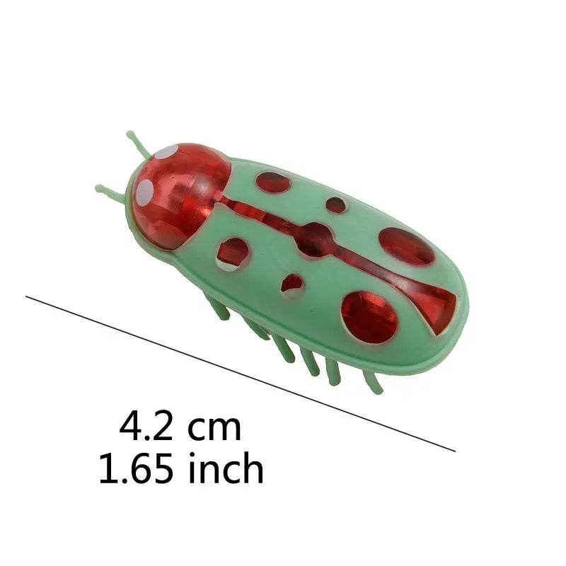Insectes électriques amusants, jouet herbe-aux-chats, Tunnel automatique, Mini Robot, Vibration, jouets insectes pour chats, à piles, cafard, coccinelle - Animaleriex