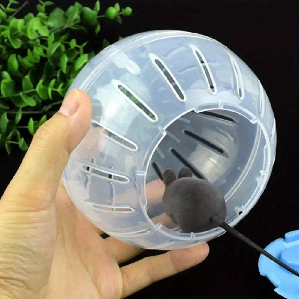 Balle de Sport en plastique en plein air pour Rat, petite souris pour animaux de compagnie, balle de Jogging, jouet Hamster gerbille, balle d'exercice, jouet de jeu, fournitures pour petits animaux de compagnie - Animaleriex