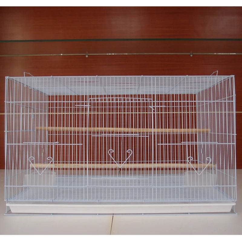 76x45x46 cm Extra Large Cage à oiseaux perroquet animal de compagnie en gros grand extérieur pas cher en fer forgé canari oiseau Cage élevage grande Cage - Animaleriex