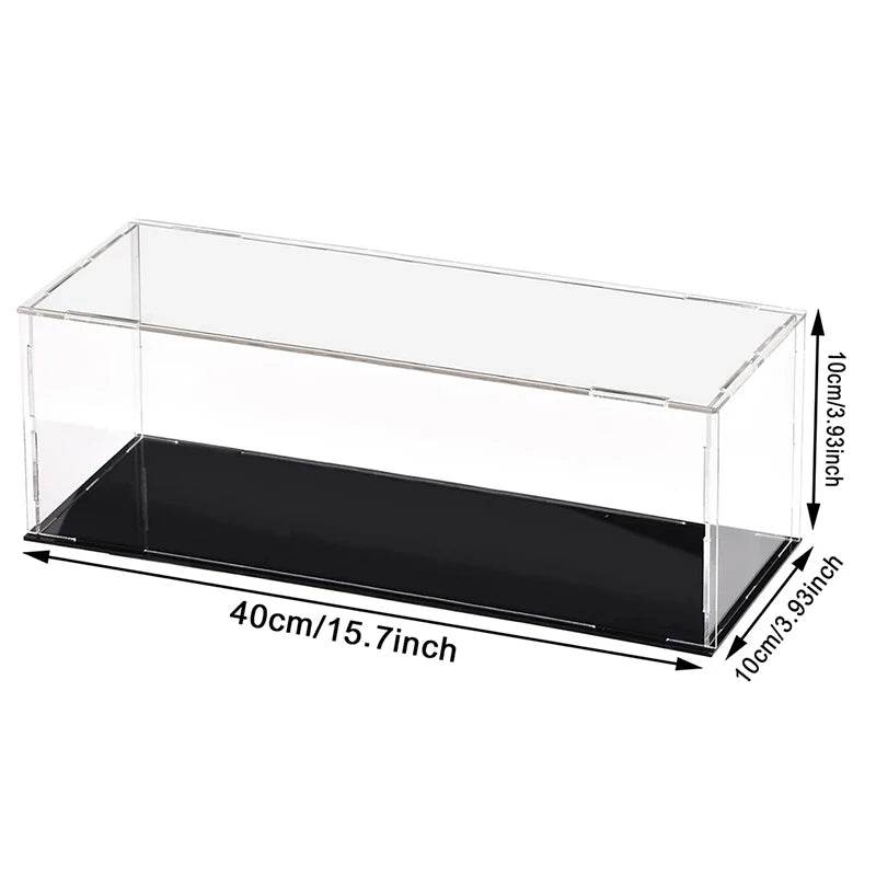 Présentoir en acrylique transparent, anti-poussière, jouet, voiture, camions, fourgonnettes, boîte de modèle, Collection, rangement, comptoir, boîte d'exposition - Animaleriex