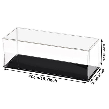Présentoir en acrylique transparent, anti-poussière, jouet, voiture, camions, fourgonnettes, boîte de modèle, Collection, rangement, comptoir, boîte d'exposition - Animaleriex