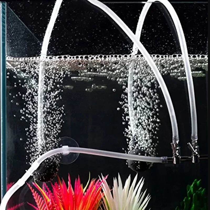 Tuyau de pompe à oxygène pour Aquarium, 4x6mm, 1m/3m/5m/10m, pierre à bulles d'air, Tube de pompe pour Aquarium, matériau de qualité alimentaire - Animaleriex