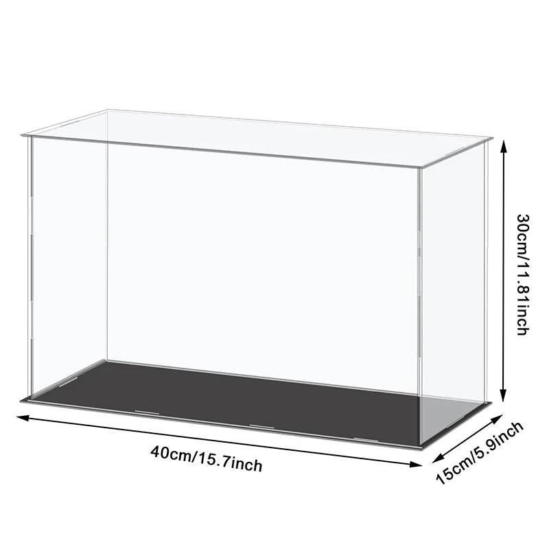 Présentoir en acrylique transparent, anti-poussière, jouet, voiture, camions, fourgonnettes, boîte de modèle, Collection, rangement, comptoir, boîte d'exposition - Animaleriex