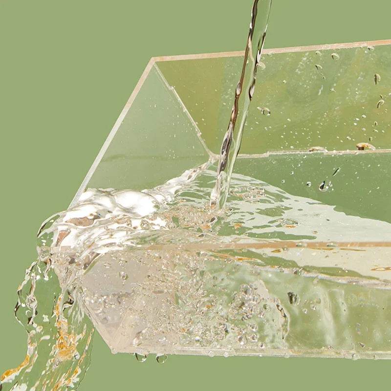 Hamster salle de bain maison bac à sable entièrement Transparent Urine sable bassin ours doré fournitures sable bain conteneur petite salle de bain pour animaux de compagnie - Animaleriex