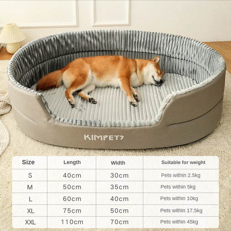 Lit pour chien chat chenil pour chien moyen canapé-lit coussin pour animal de compagnie apaisant lit pour chien maison fournitures pour animaux de compagnie accessoires quatre saisons universel - Animaleriex
