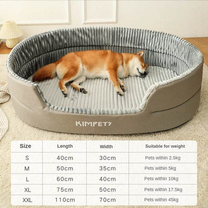 Lit pour chien chat chenil pour chien moyen canapé-lit coussin pour animal de compagnie apaisant lit pour chien maison fournitures pour animaux de compagnie accessoires quatre saisons universel - Animaleriex