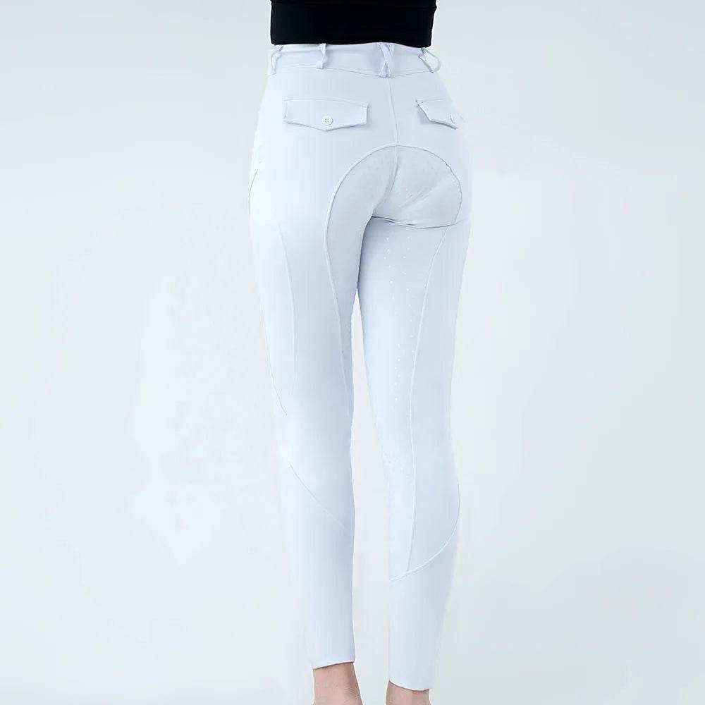 Pantalon d'équitation pour femmes, culotte à siège complet, collant d'école équestre, tenue de ville, équipement de chevalier, vêtements - Animaleriex