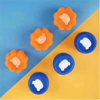 Boule réutilisable pour épilateur de poils d'animaux, Machine à laver, filtre, autocollant en laine, épilateur de poils de chat, attrape-peluches pour la maison - Animaleriex
