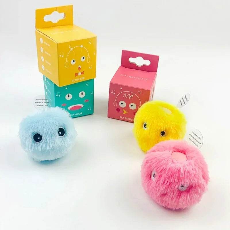 Jouets intelligents en peluche pour chat, jouet électrique d'entraînement à l'herbe à chat, chaton tactile, produit pour animaux de compagnie, balle à couinement - Animaleriex