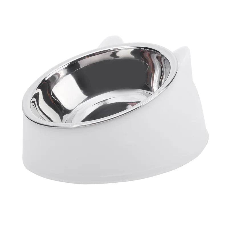 Bol pour chien et chat de 100ML, surélevé à 15 degrés, Base antidérapante pour chiot, nourriture pour chat, distributeur d'eau potable, protection inclinable du cou, accessoires pour animaux de compagnie - Animaleriex