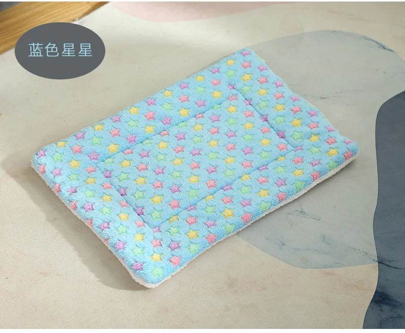 Tapis polaire doux pour Hamster, lit pour petits animaux, chat, Rats, lapin, couverture chaude, cochon d'inde, lit de couchage, accessoires pour Hamster - Animaleriex