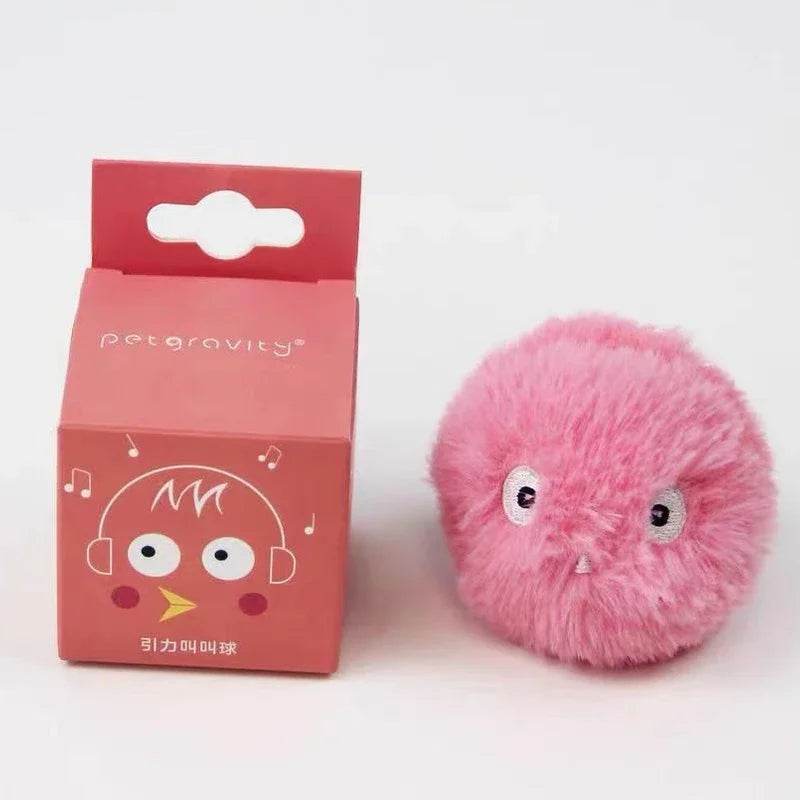 Jouets intelligents en peluche pour chat, jouet électrique d'entraînement à l'herbe à chat, chaton tactile, produit pour animaux de compagnie, balle à couinement - Animaleriex