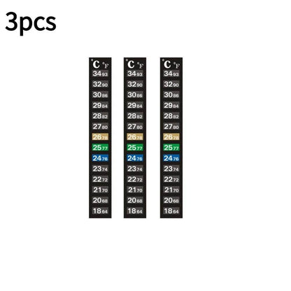 Thermomètre numérique à coller pour Aquarium, bande pour Aquarium, double échelle C/F, mesure de la température, outils autocollants - Animaleriex